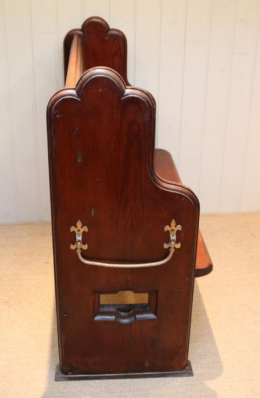 Pitch Pine Church Pew View VI