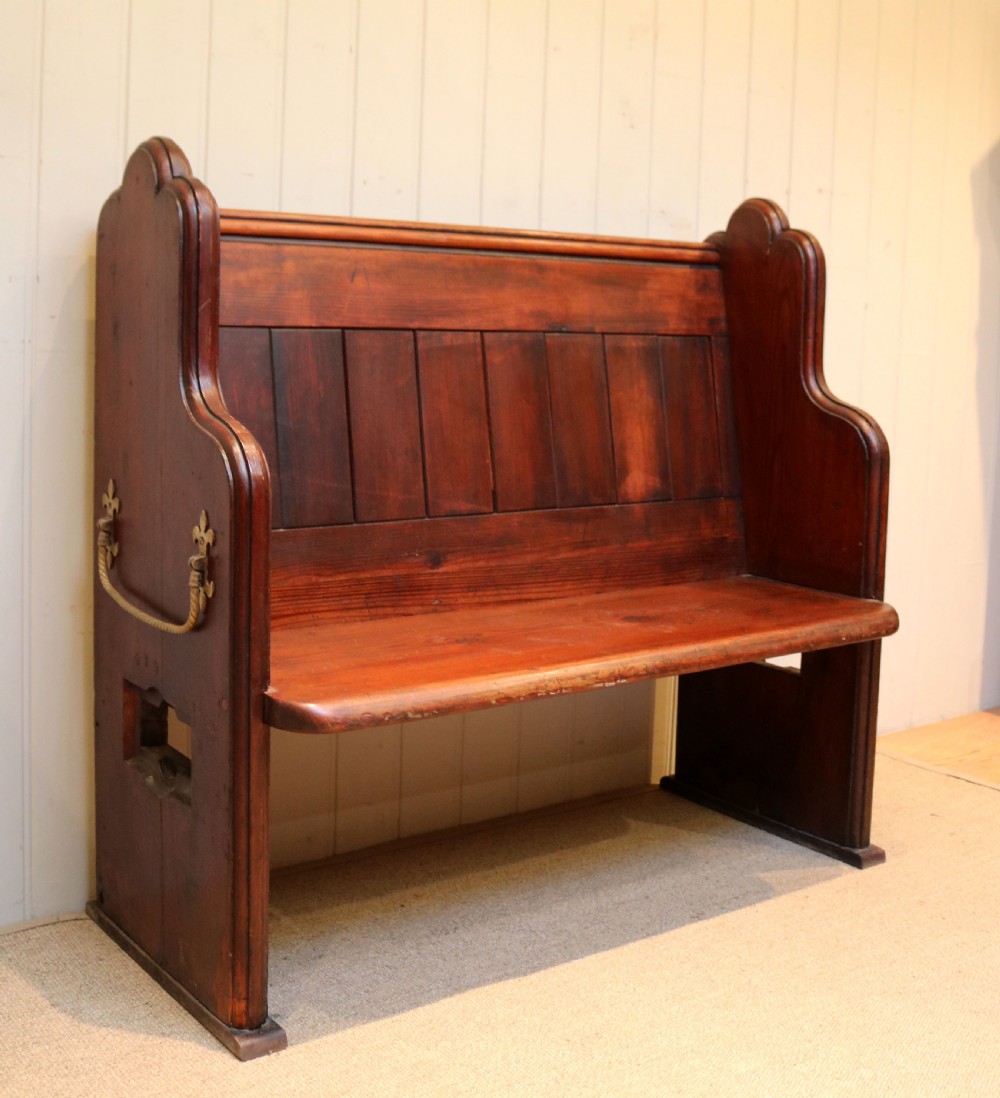 Pitch Pine Church Pew View VII