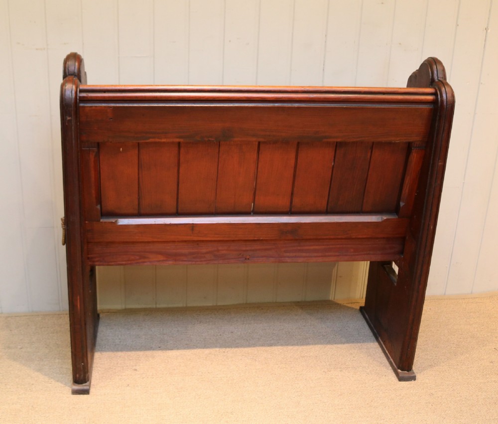Pitch Pine Church Pew View VIII