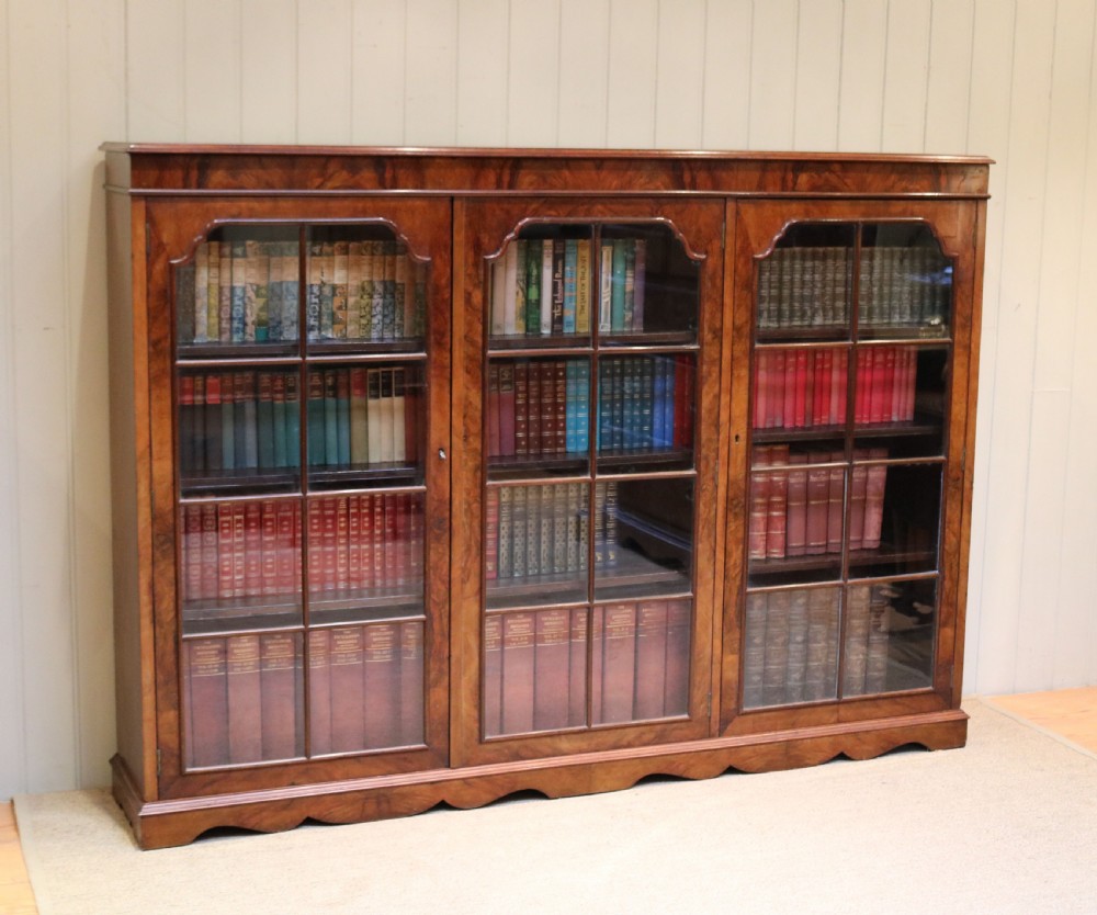 Substantial Walnut Bookcase