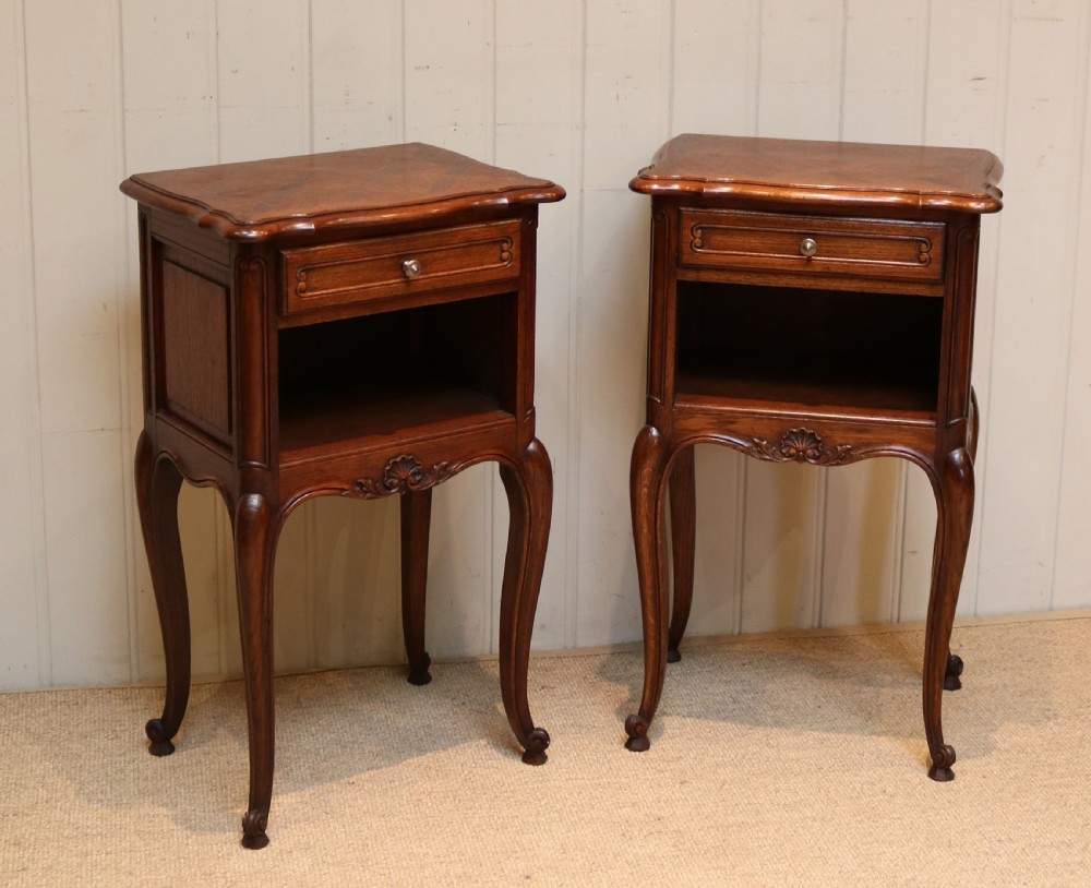 Pair Of French Oak Bedside Cabinets View VIII