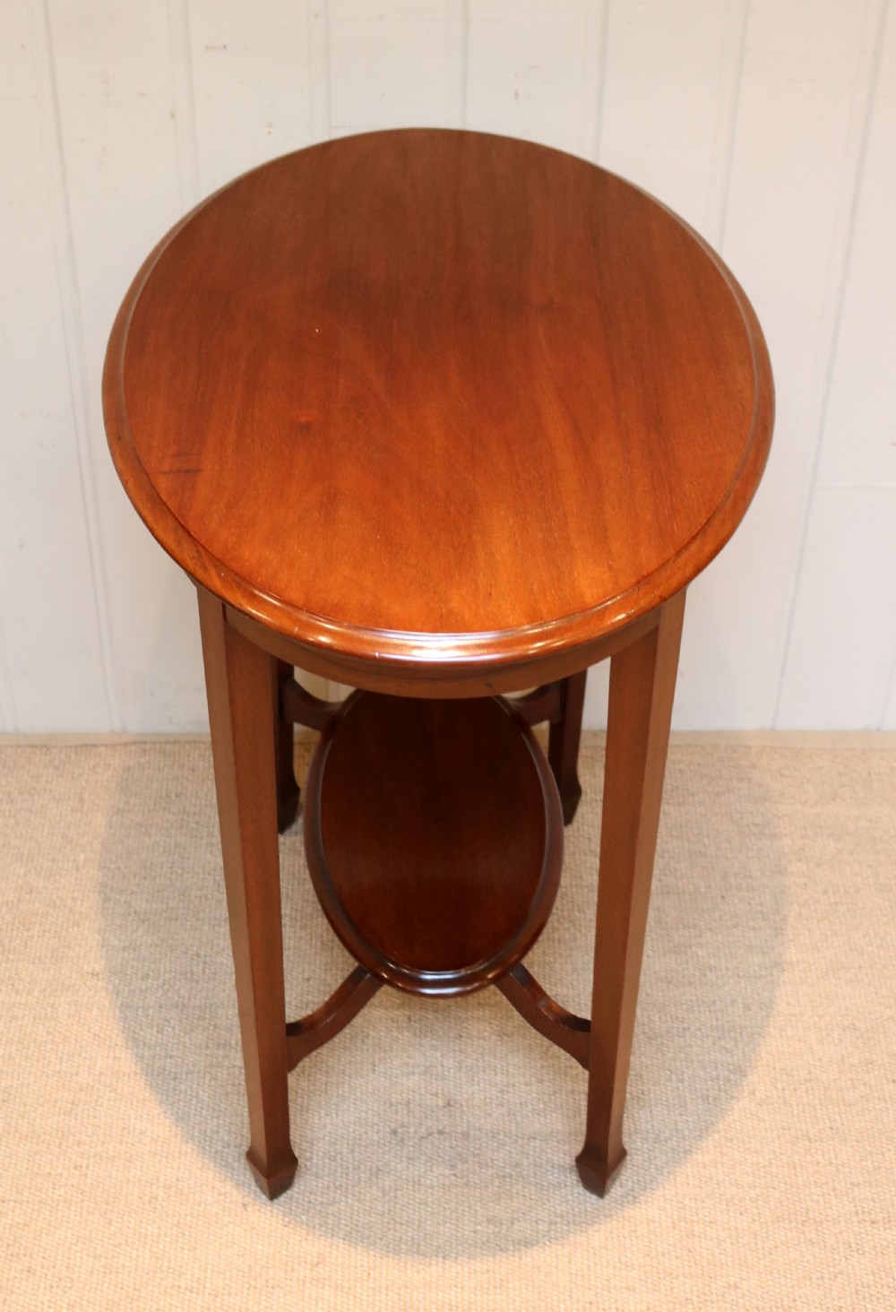 Mahogany Oval Occasional Table View III
