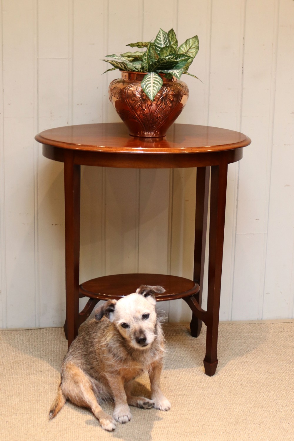 Mahogany Oval Occasional Table View IV