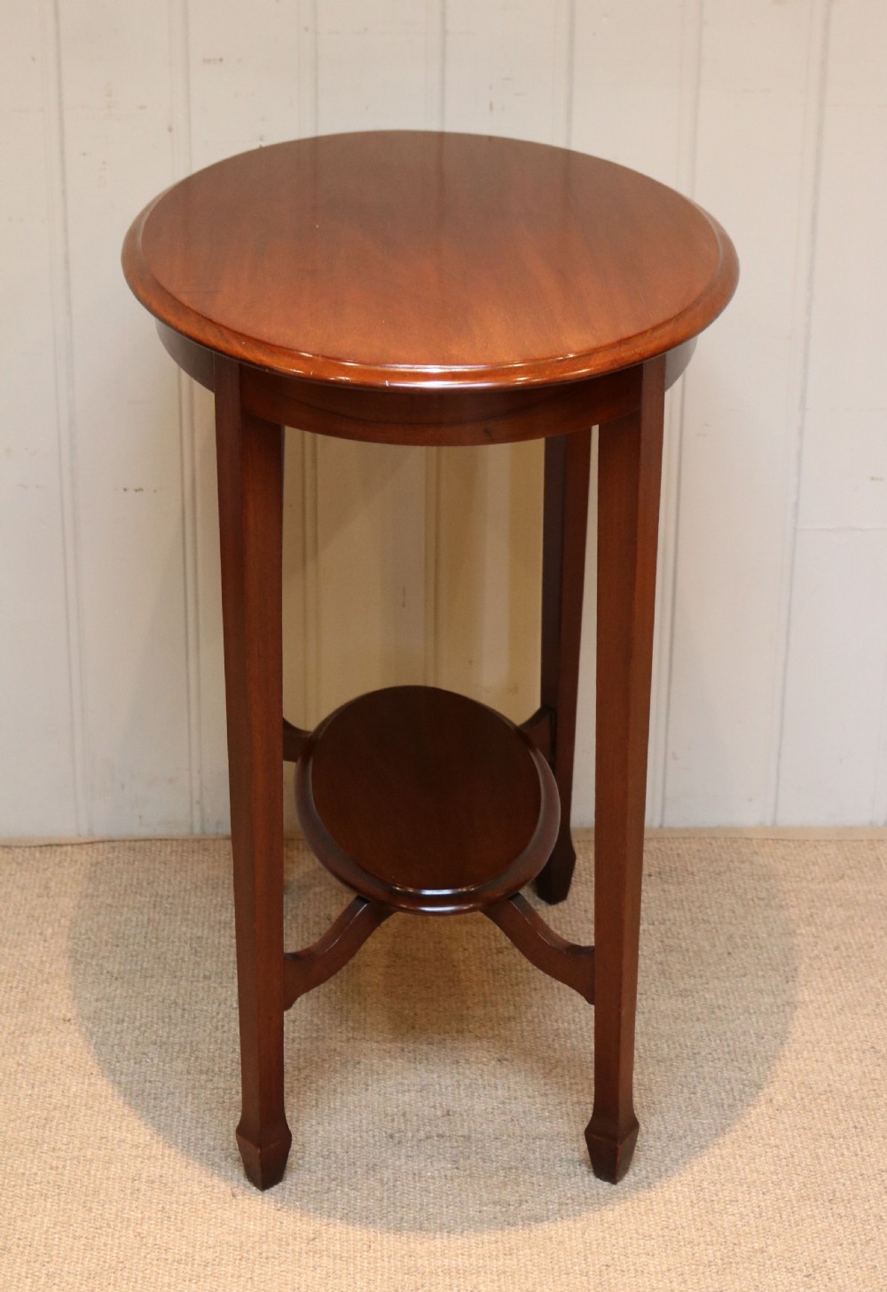 Mahogany Oval Occasional Table View VII