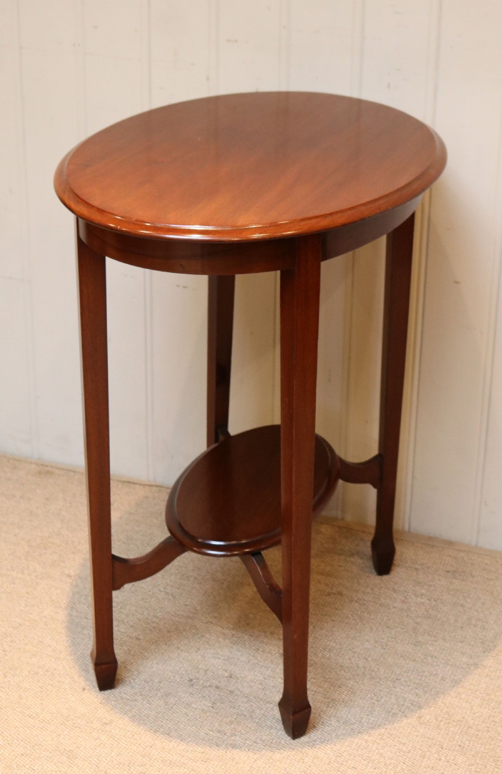 Mahogany Oval Occasional Table View VIII