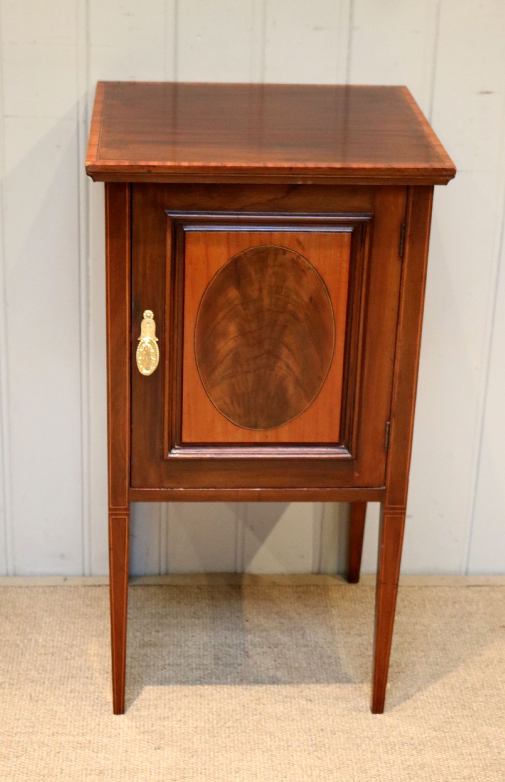 Single Mahogany Bedside Cabinet
