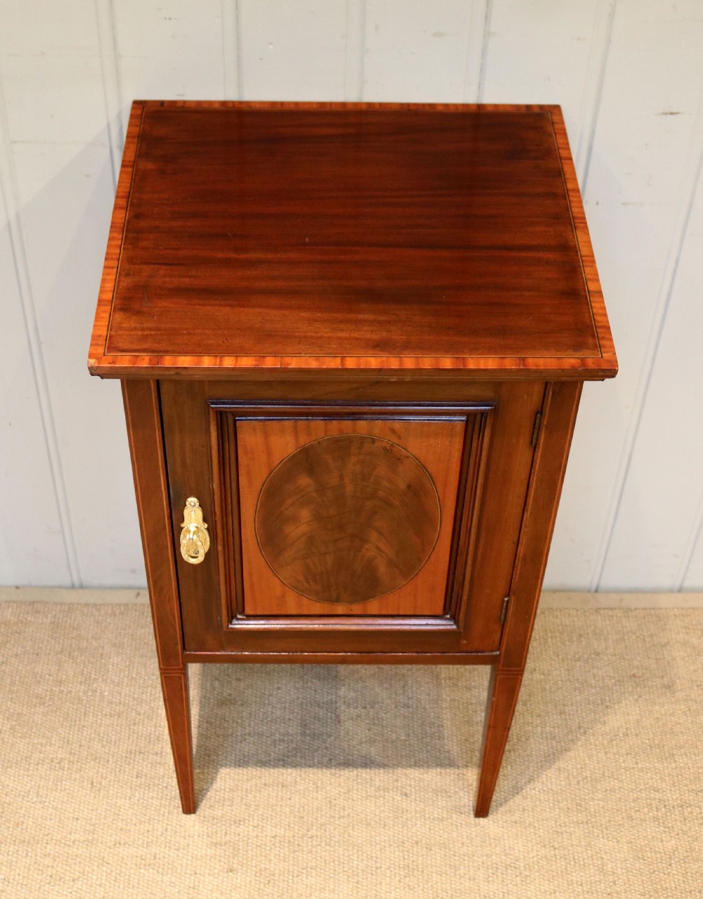 Single Mahogany Bedside Cabinet View V
