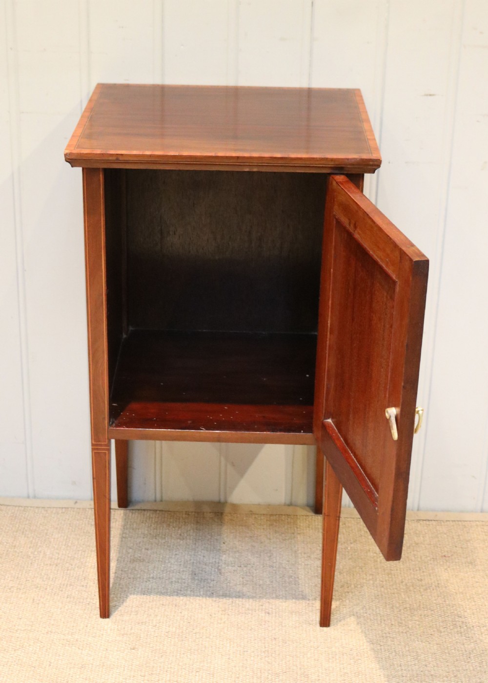 Single Mahogany Bedside Cabinet View VI