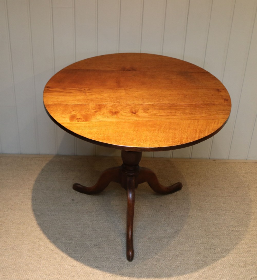 Georgian Oak Tilt Top Table View VI