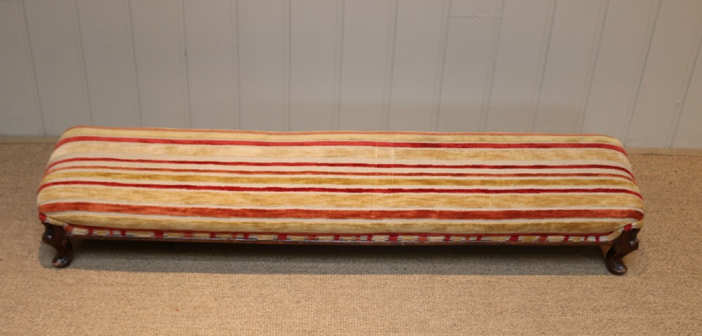 Long Walnut Victorian Foot Stool View III