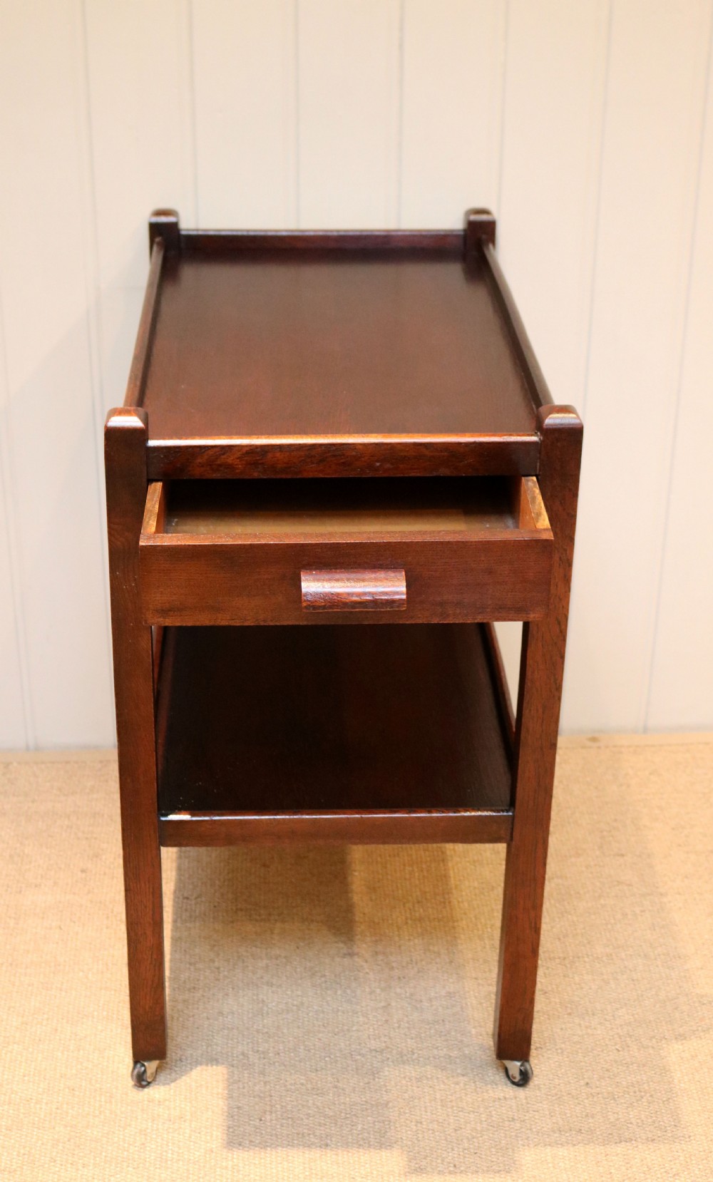1930s Oak Tea Trolly View II