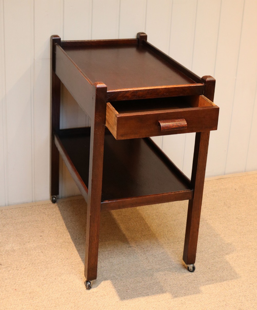 1930s Oak Tea Trolly View IV