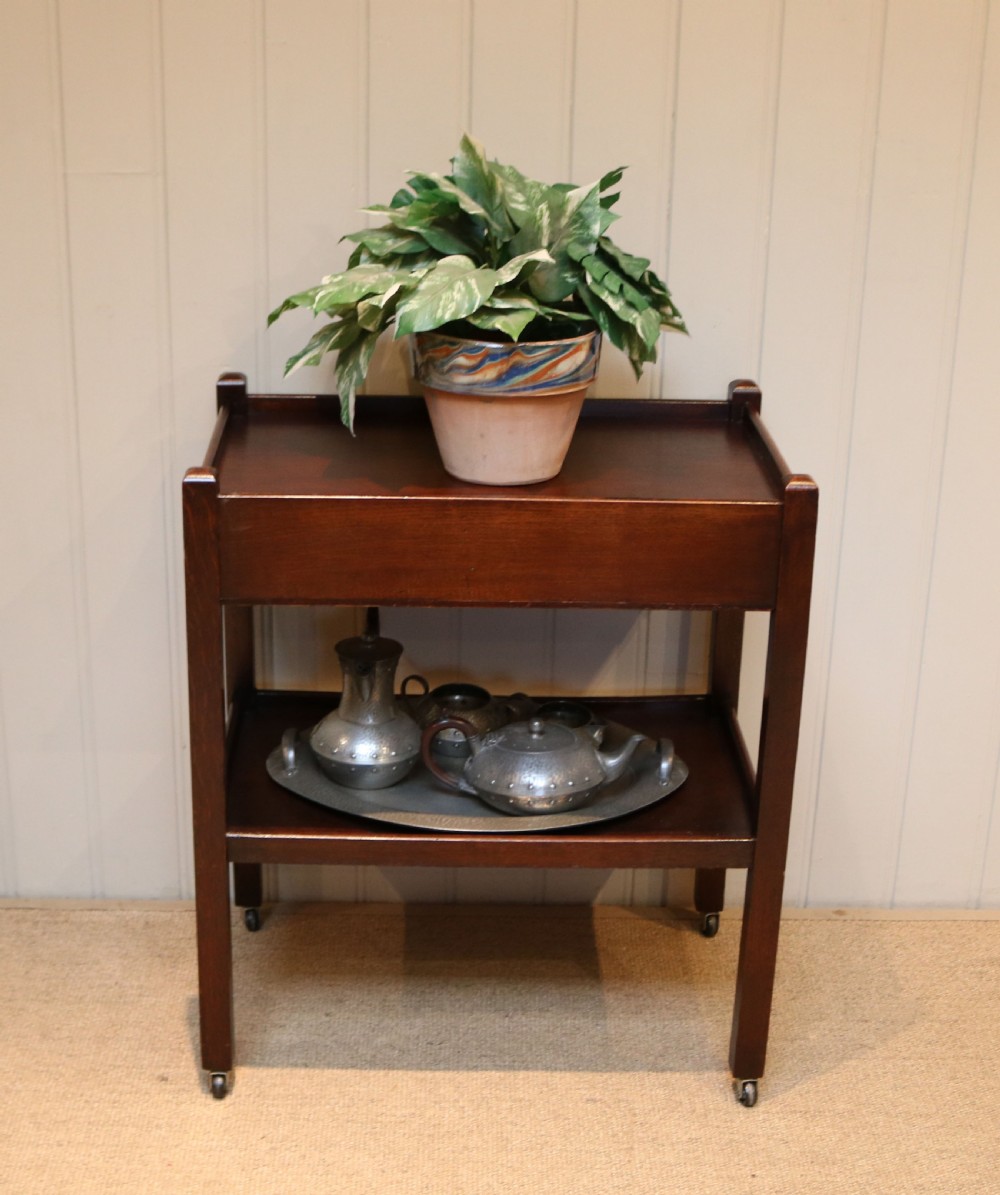 1930s Oak Tea Trolly View VII