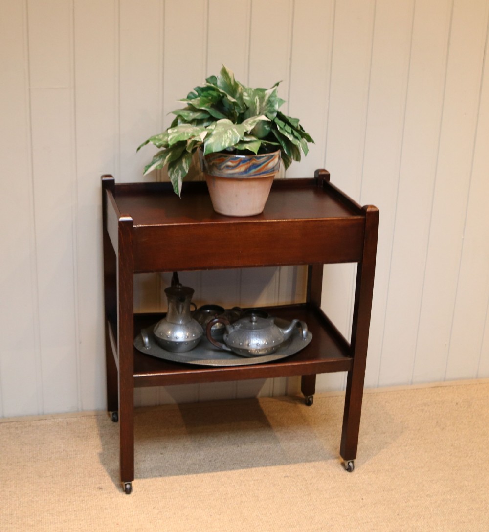 1930s Oak Tea Trolly View VIII