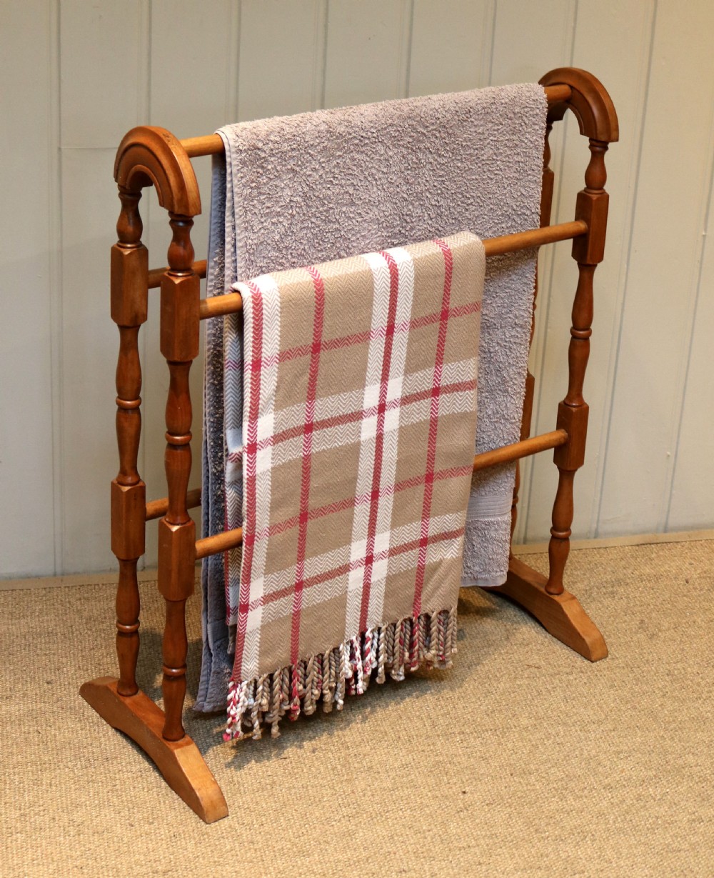 Edwardian Pine Towel Rail View II