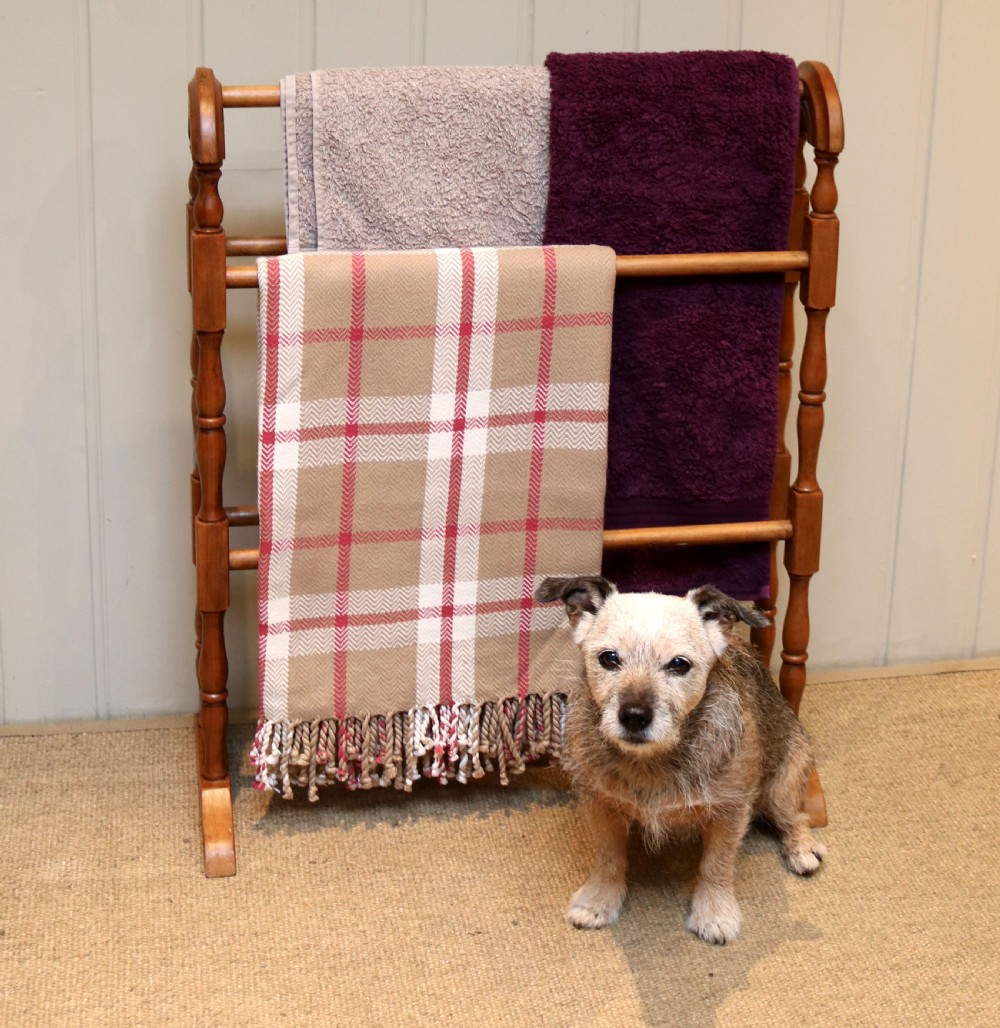 Edwardian Pine Towel Rail View III
