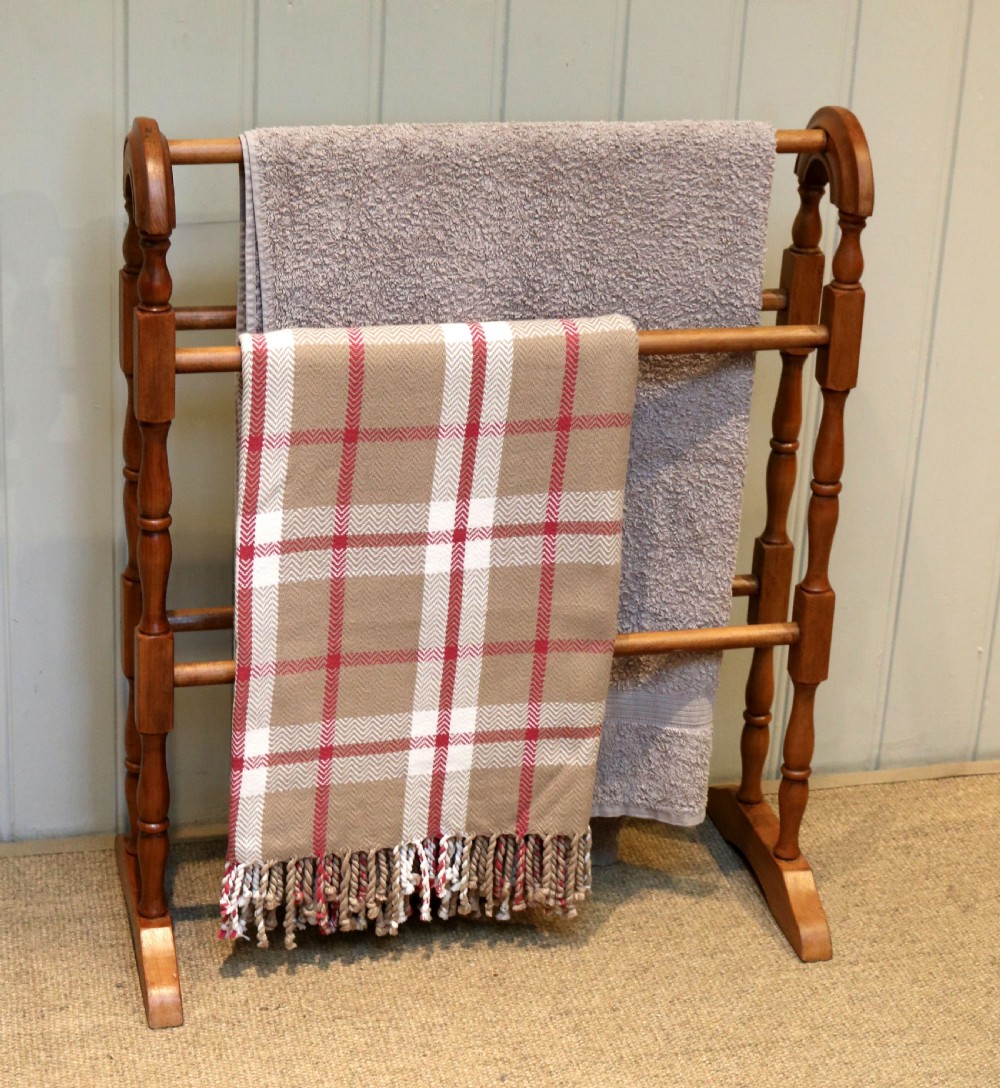 Edwardian Pine Towel Rail View IV