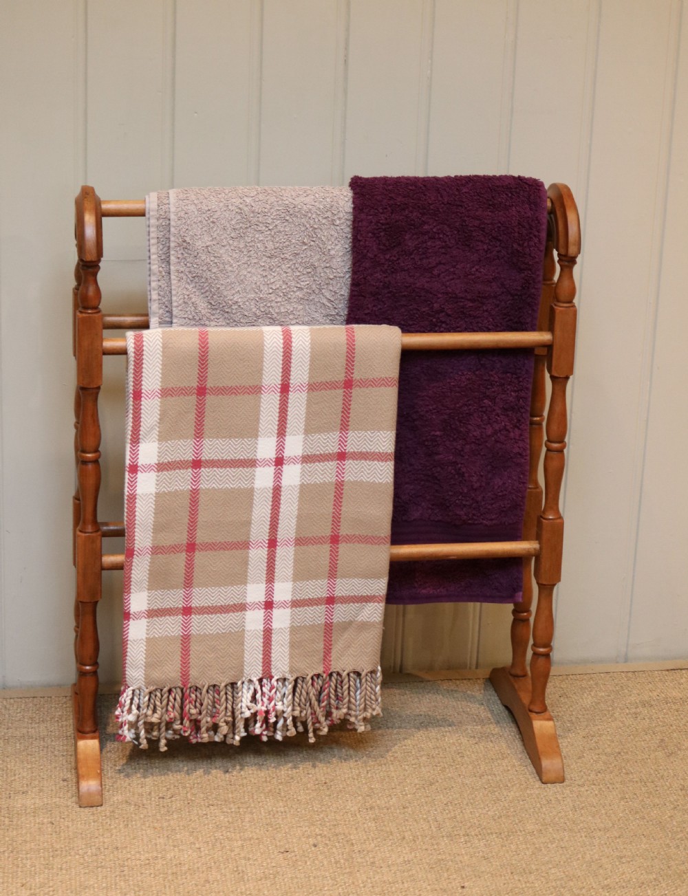 Edwardian Pine Towel Rail View VI