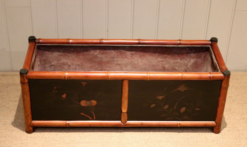 Late 19th Century Bamboo Framed Planter View II