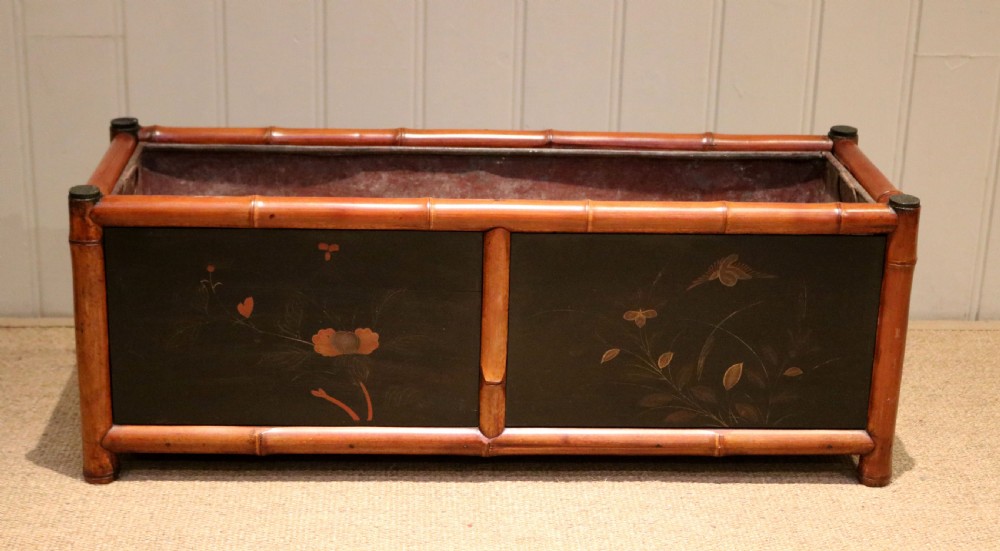 Late 19th Century Bamboo Framed Planter View IV