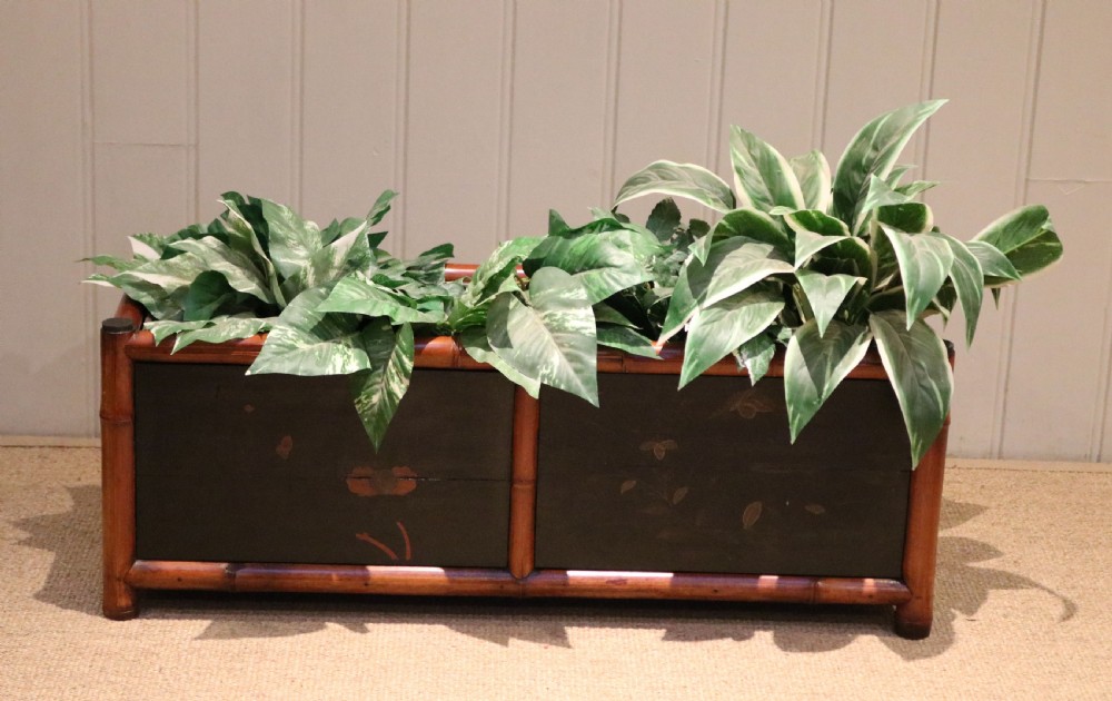 Late 19th Century Bamboo Framed Planter View V