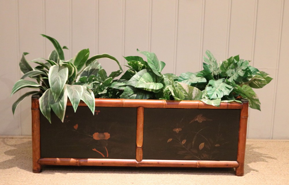 Late 19th Century Bamboo Framed Planter View VII