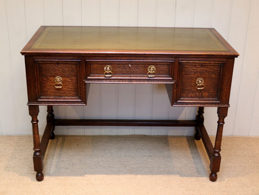 Solid Oak Writing Desk