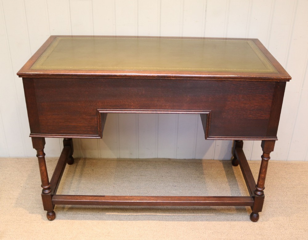 Solid Oak Writing Desk View VII