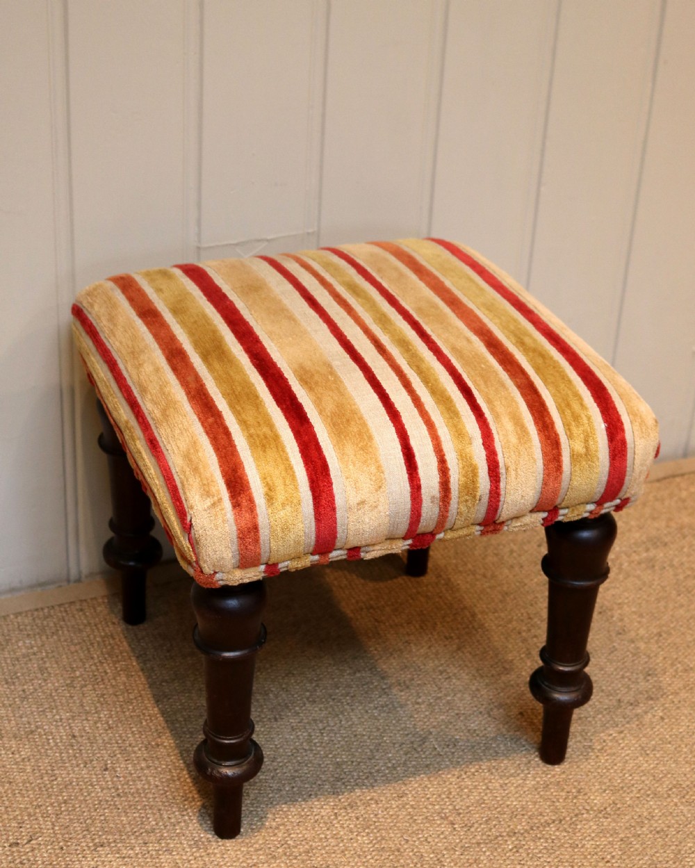 Small Victorian Footstool View II
