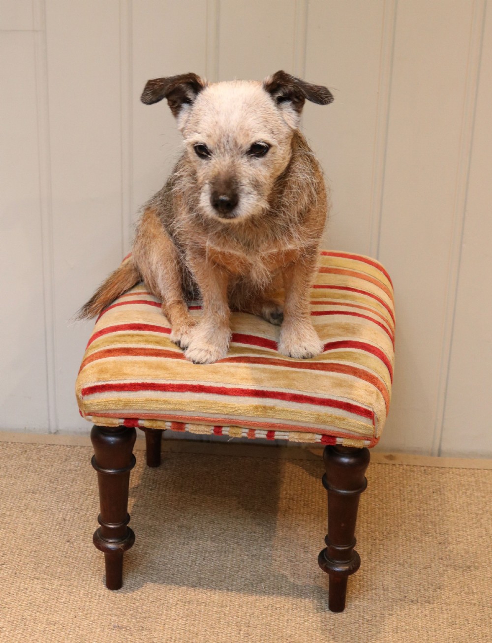 Small Victorian Footstool View V