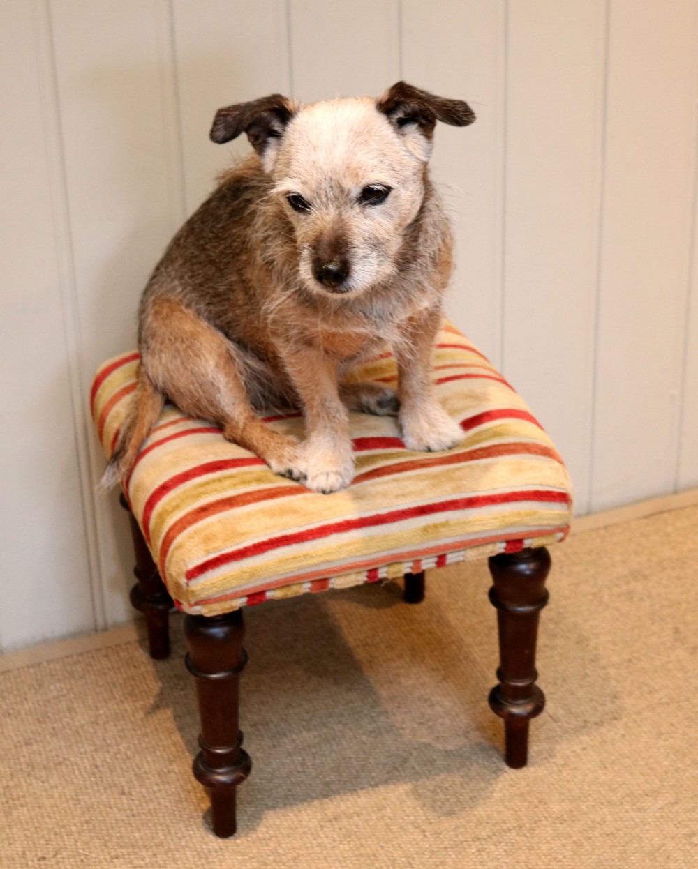 Small Victorian Footstool View VII