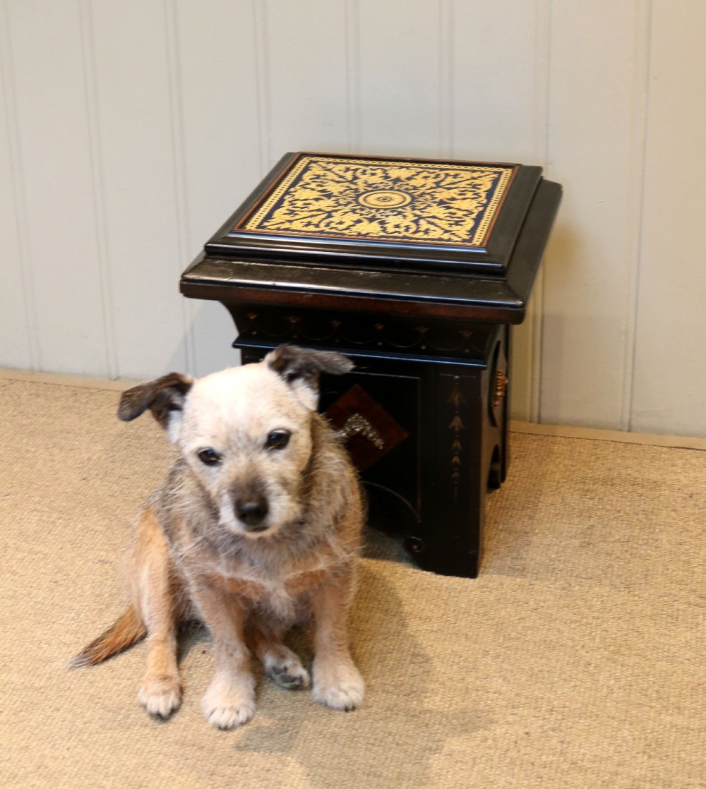 Aesthetic Period Lacquered Plant Stand View VII