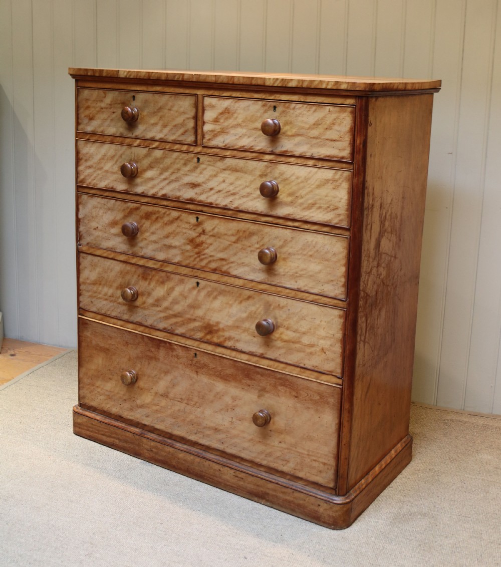 Substantial Satinwood Dressing Chest Of Drawers View VIII