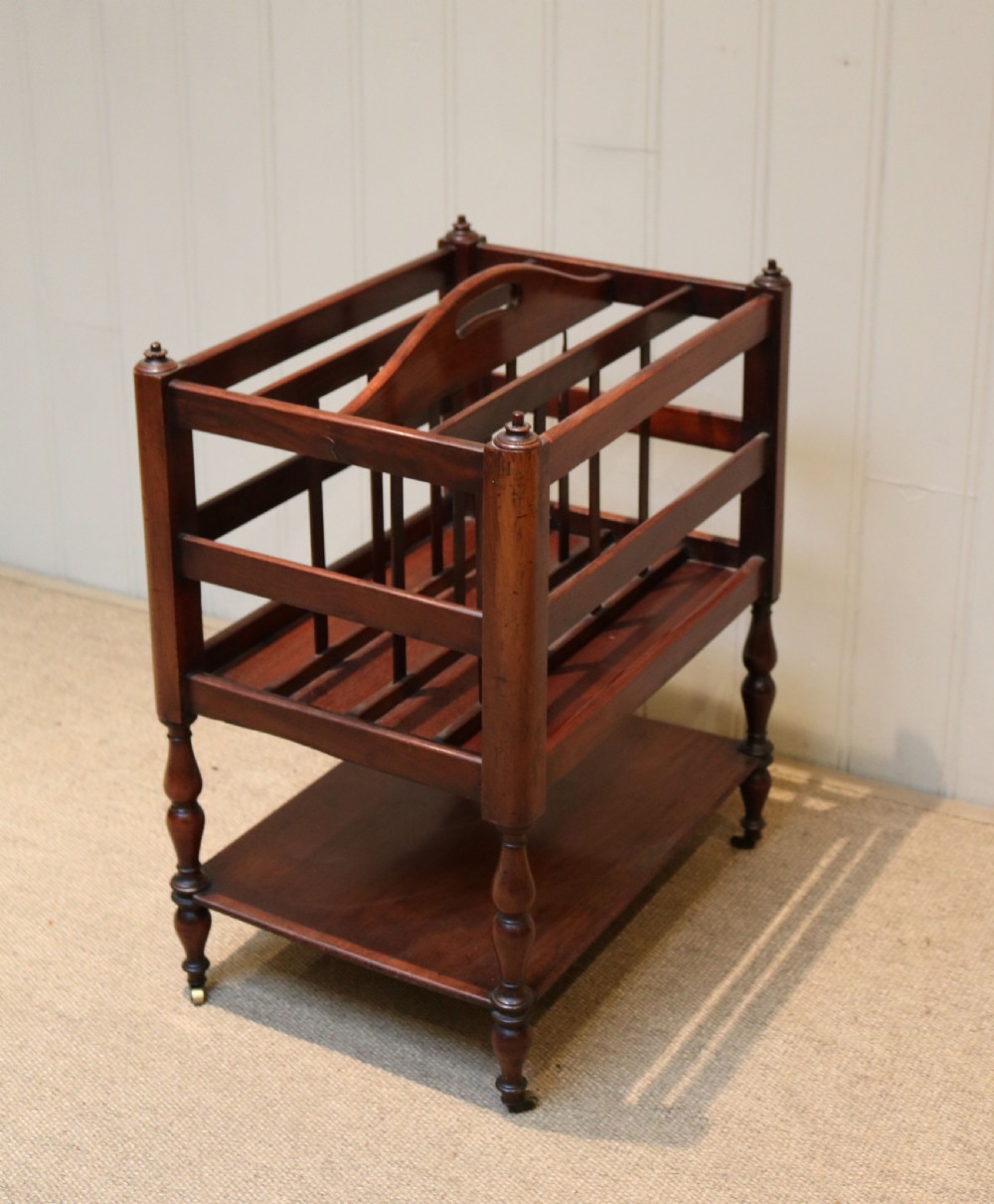 Victorian Mahogany Canterbury View V