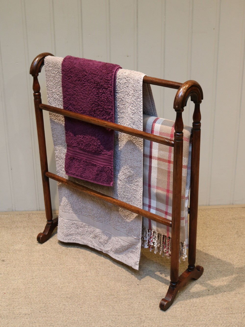 Victorian Mahogany Towel Rail View IV