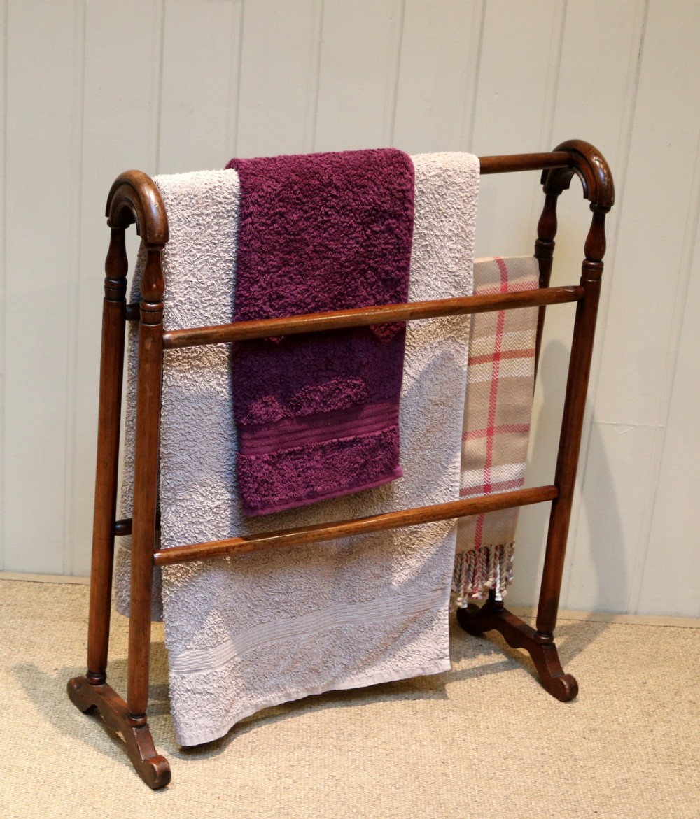 Victorian Mahogany Towel Rail View VI