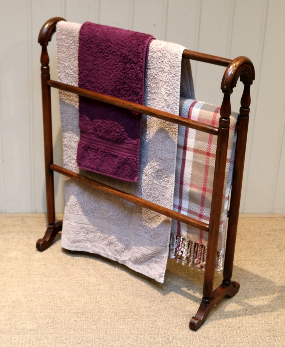 Victorian Mahogany Towel Rail View VIII
