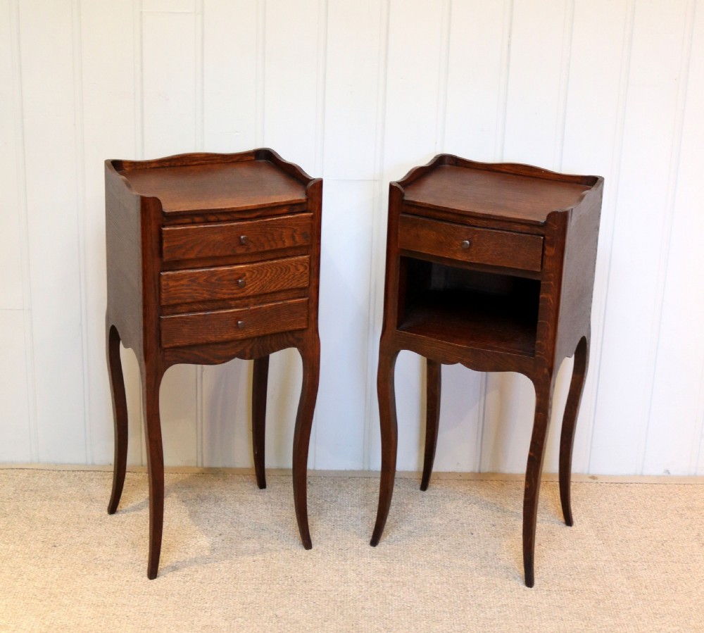Pair Of French Oak Bedside Cabinets View IV