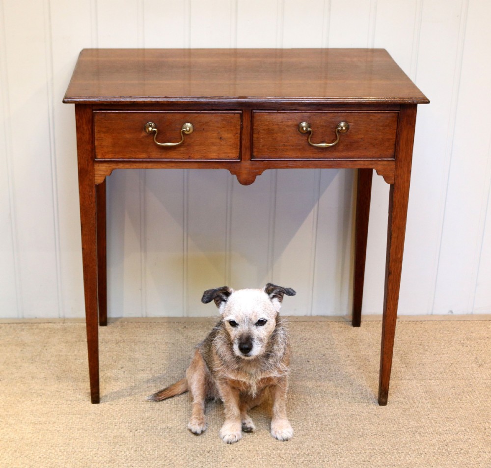 Early 19th Century Oak Side Table View IV