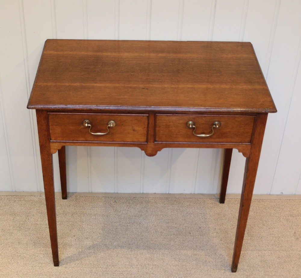 Early 19th Century Oak Side Table View VIII