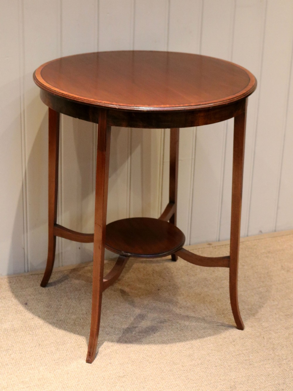 Circular Mahogany Occasional Table