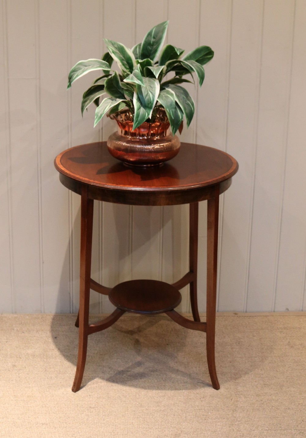 Circular Mahogany Occasional Table View IV