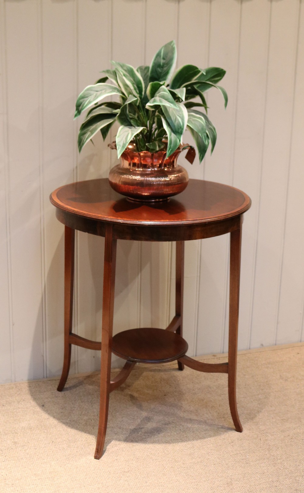 Circular Mahogany Occasional Table View VI