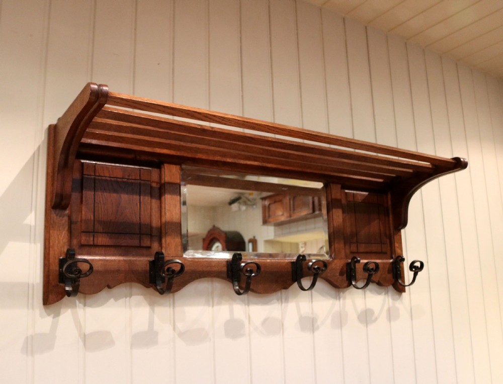 French Oak Mirrored Shelf View IV