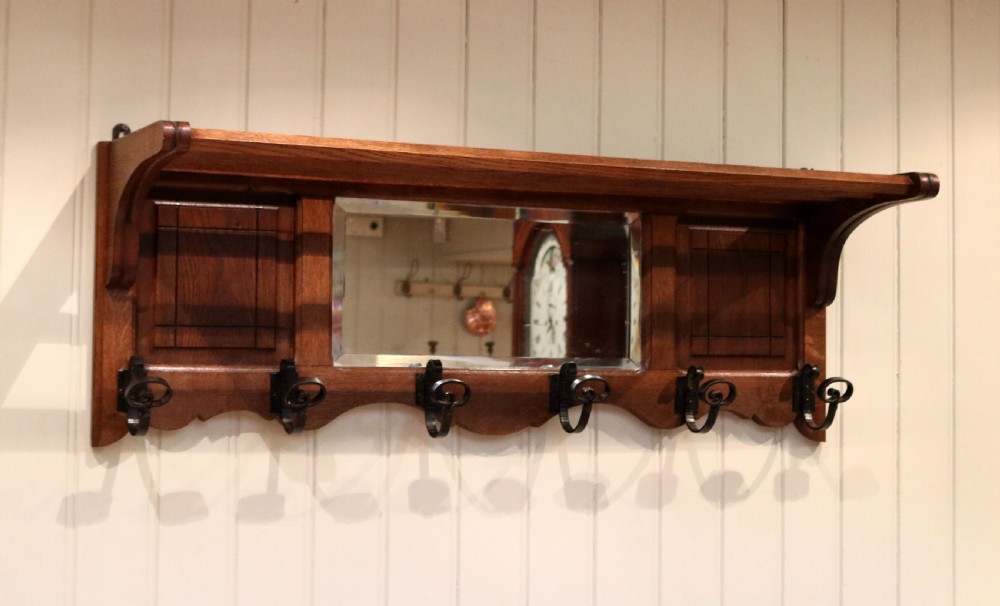French Oak Mirrored Shelf View VI