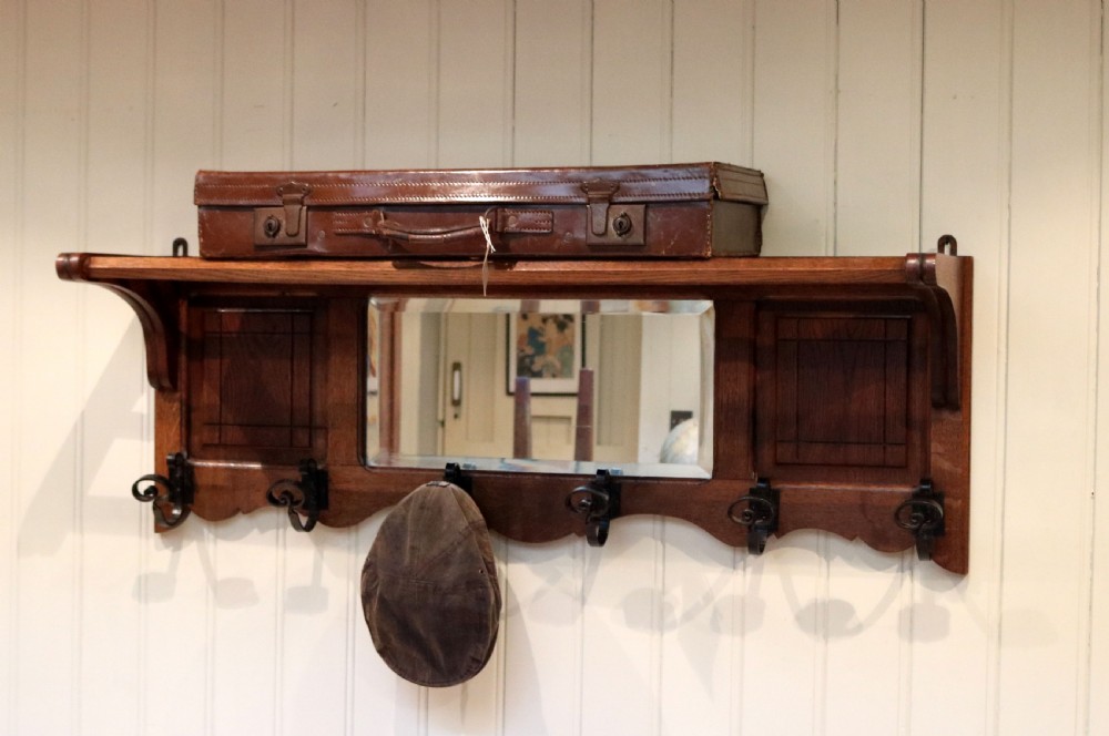 French Oak Mirrored Shelf View VII