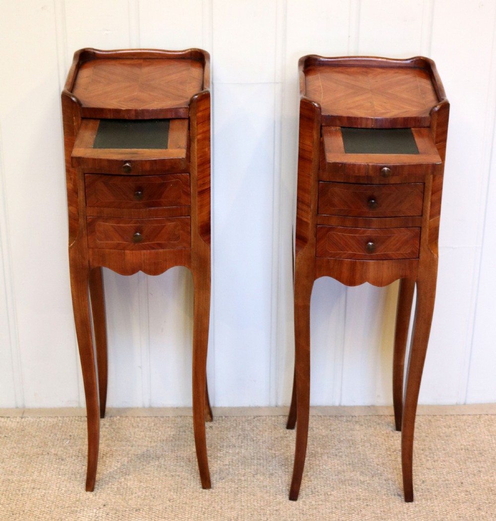 Pair Of French Small Proportioned Bedside Cabinets View VII