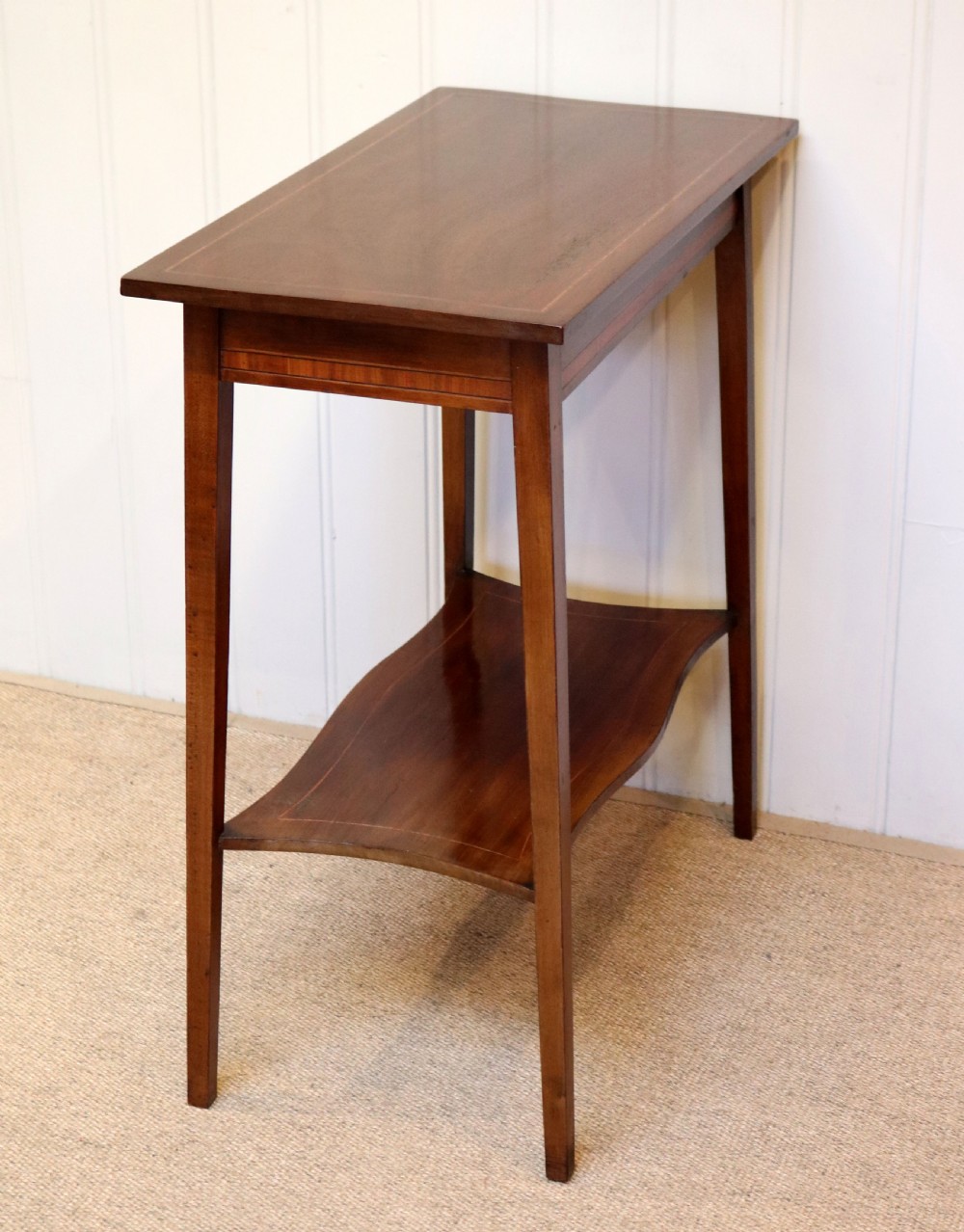 Inlaid Mahogany Side Table View IV