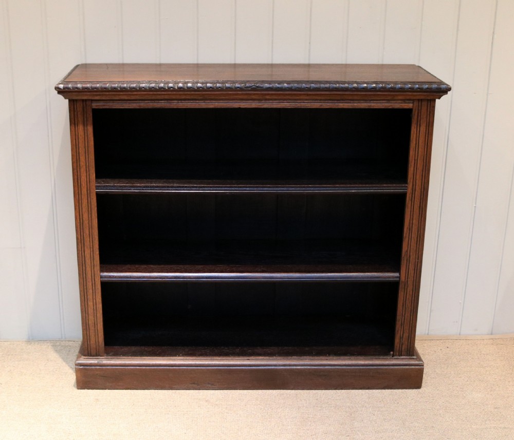 Oak Open Bookcase View II