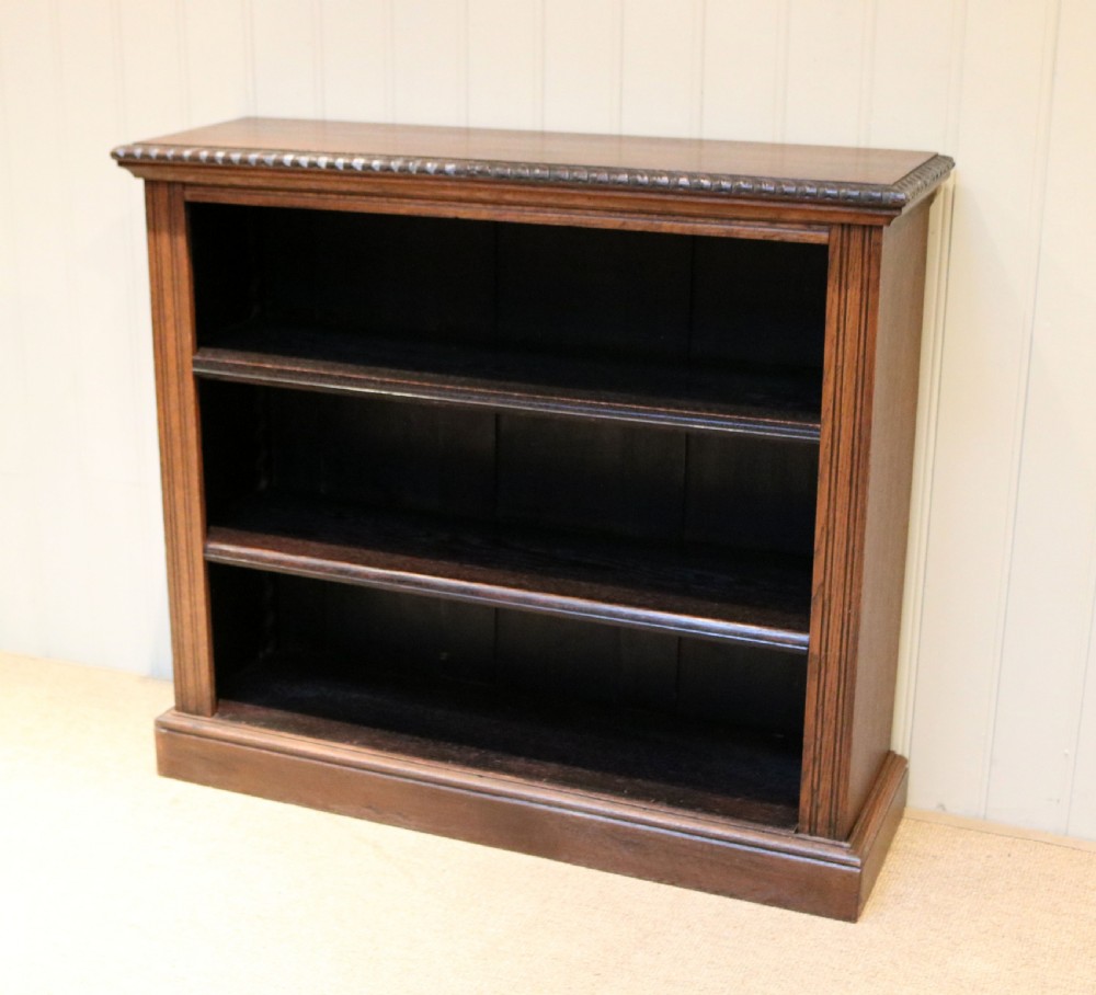 Oak Open Bookcase View VI